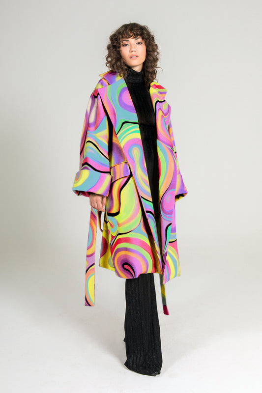 ABRIGO PASTEL PSYCHEDELIC