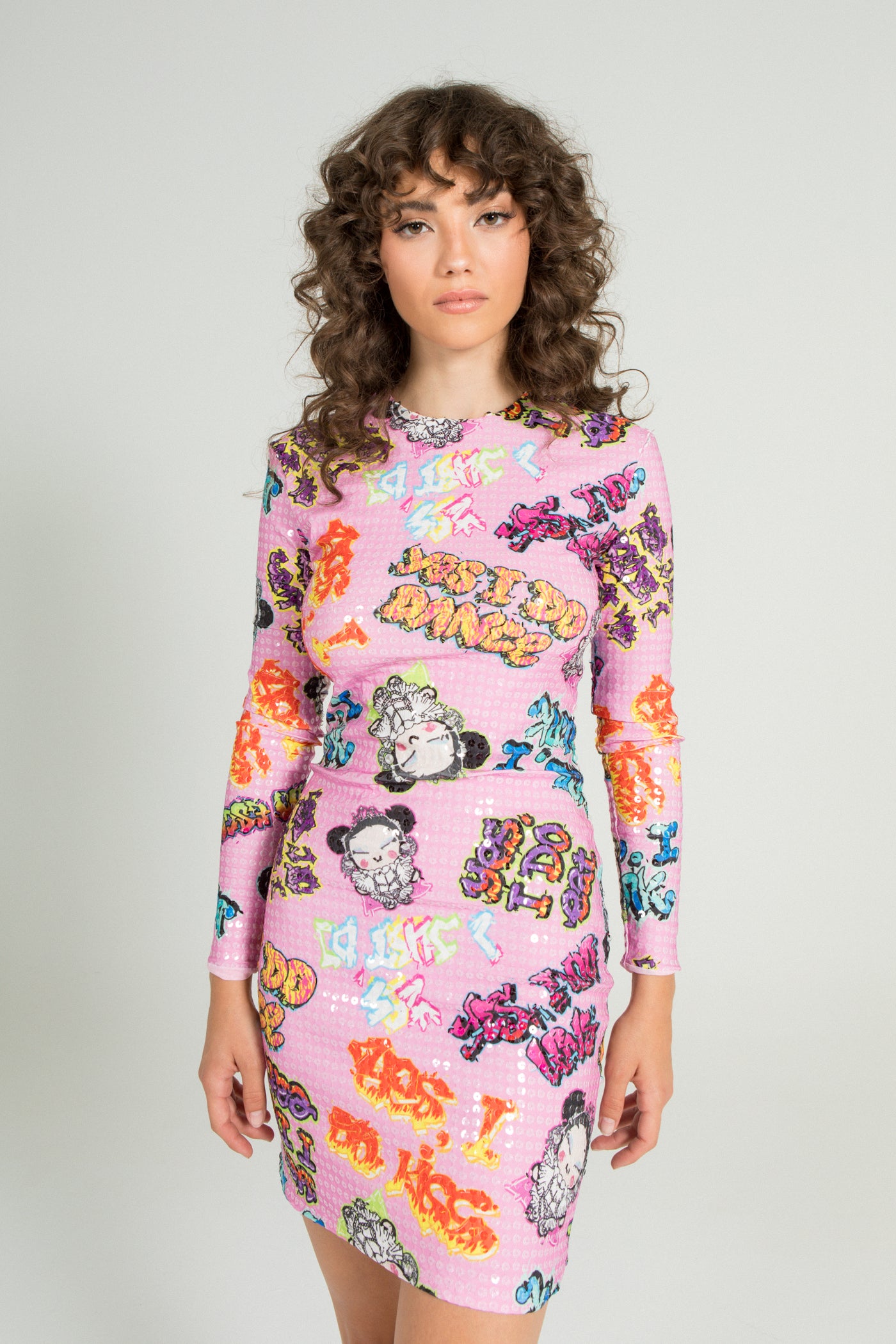 PUCCA PINK STRETCH DRESS