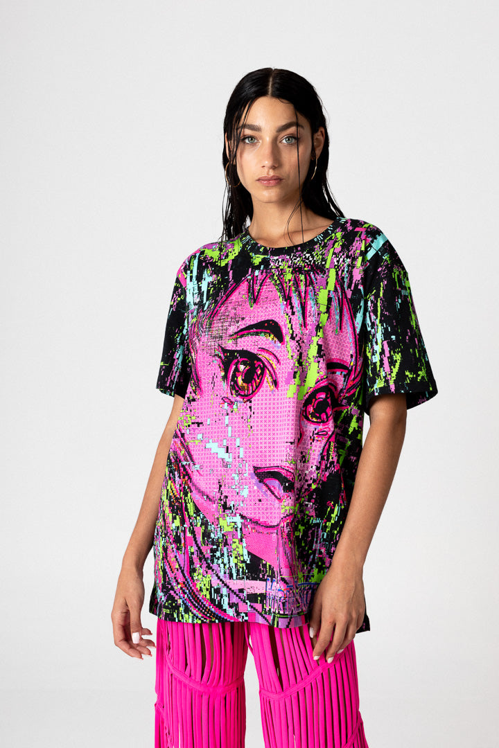 CAMISETA OVERSIZE GLITCH DOLL