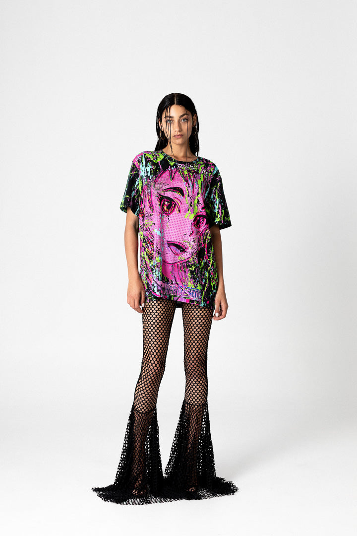 CAMISETA OVERSIZE GLITCH DOLL