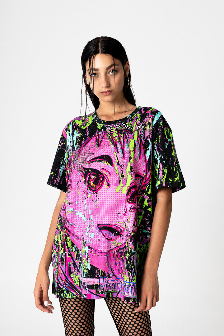 CAMISETA OVERSIZE GLITCH DOLL