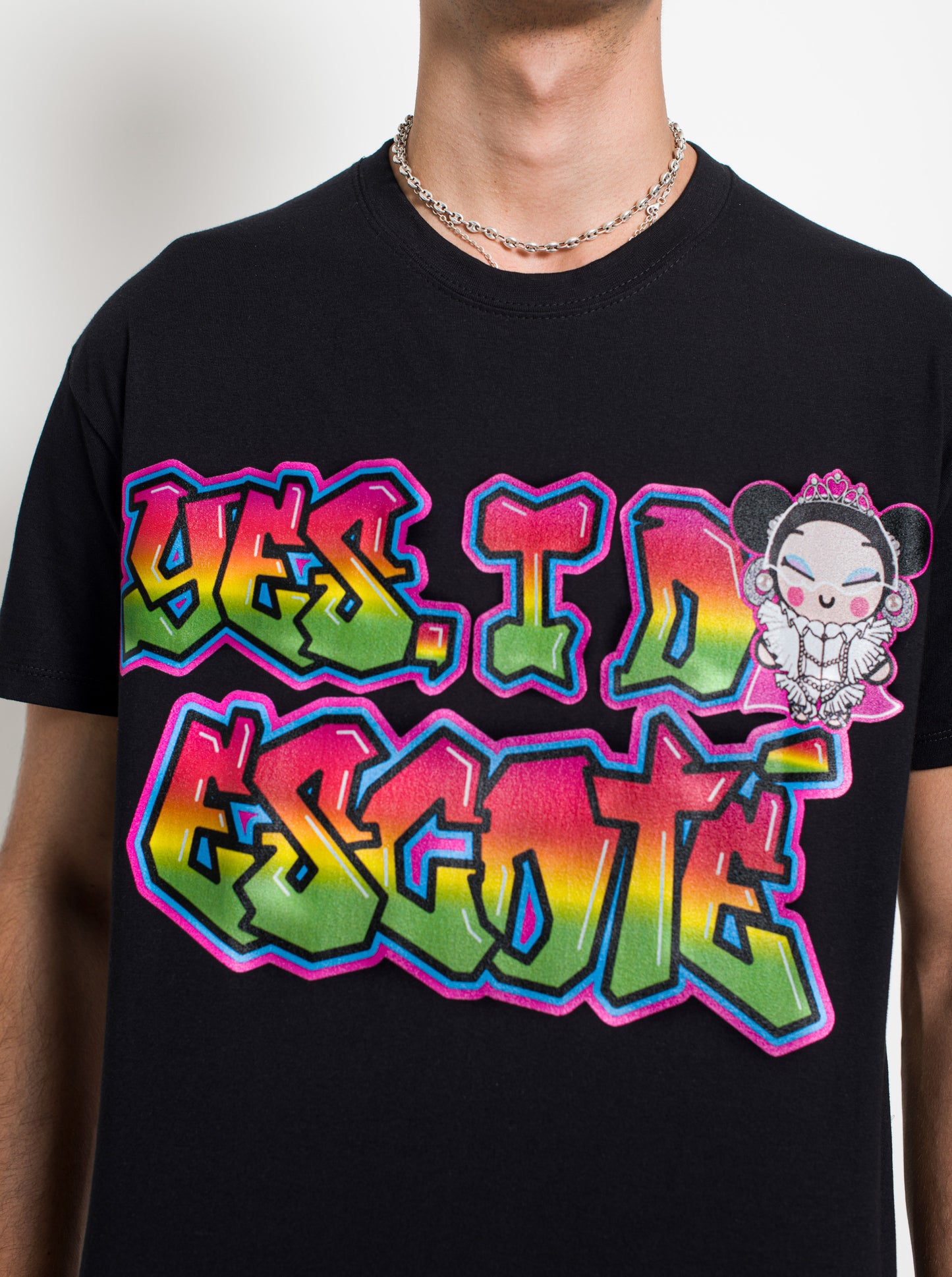 CAMISETA YES I DO NEGRA